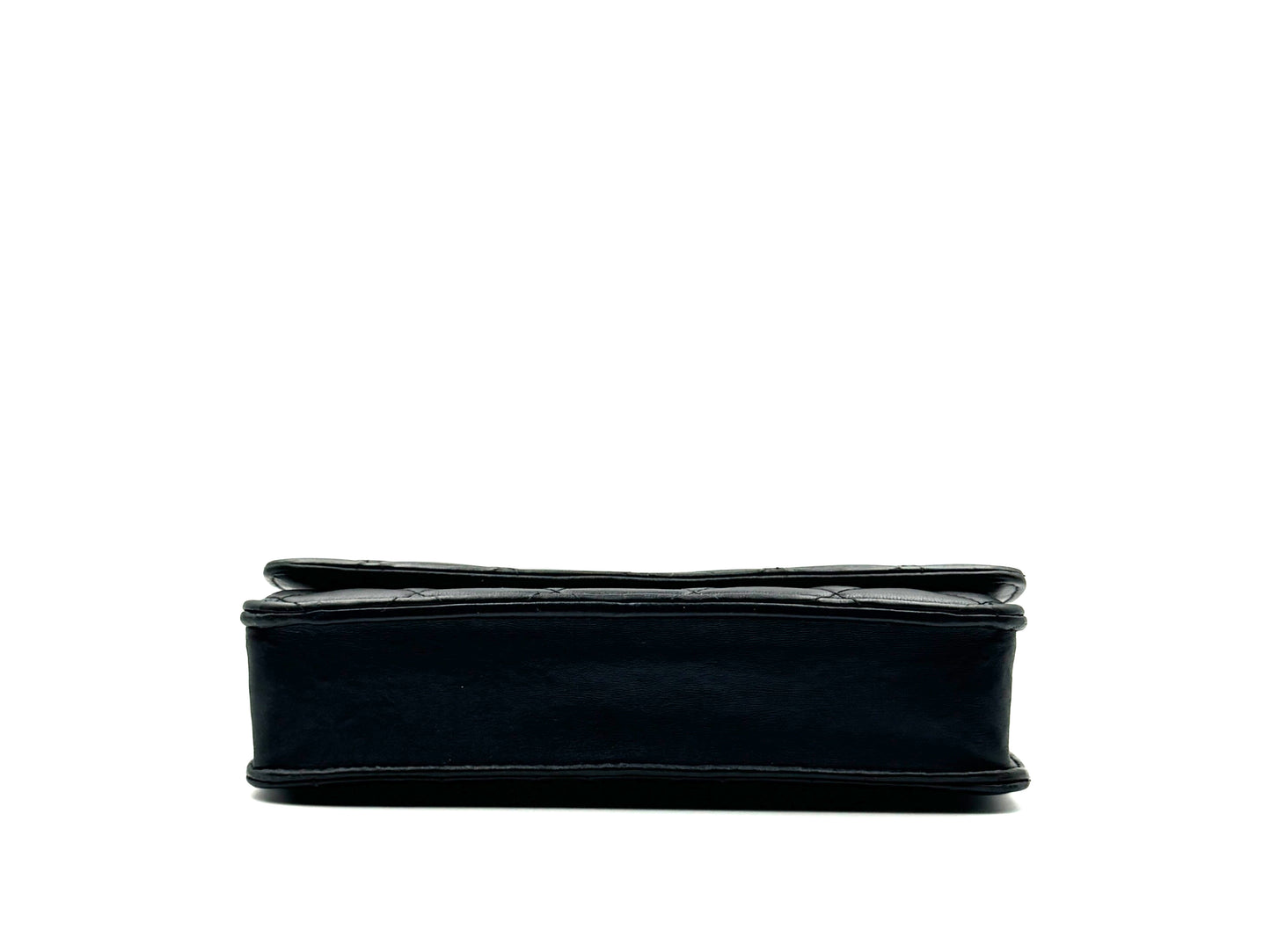 Chanel Wallet On Chain Lambskin Woc Black