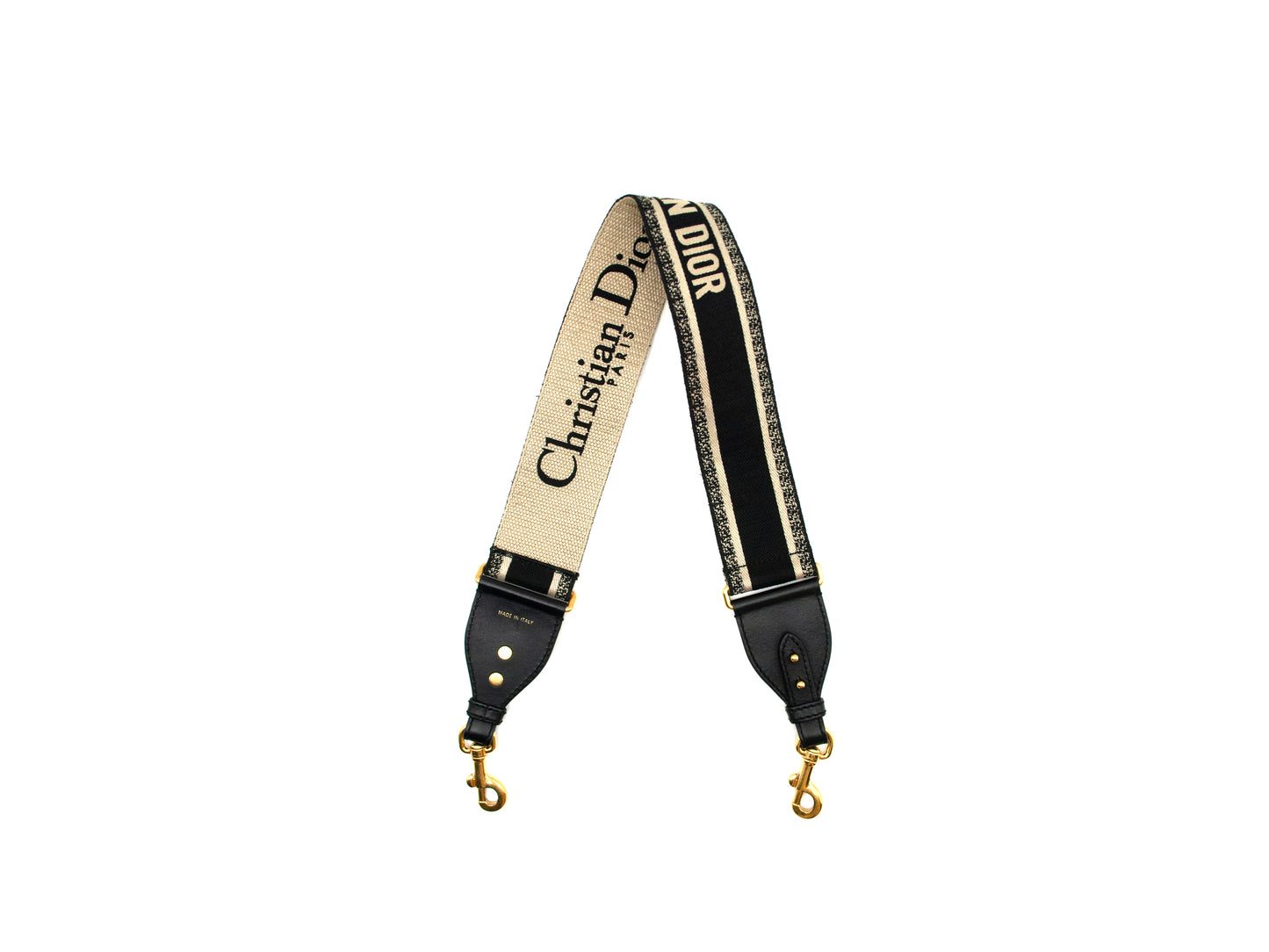 Christian Dior Shoulder Strap Oblique Canvas Navy
