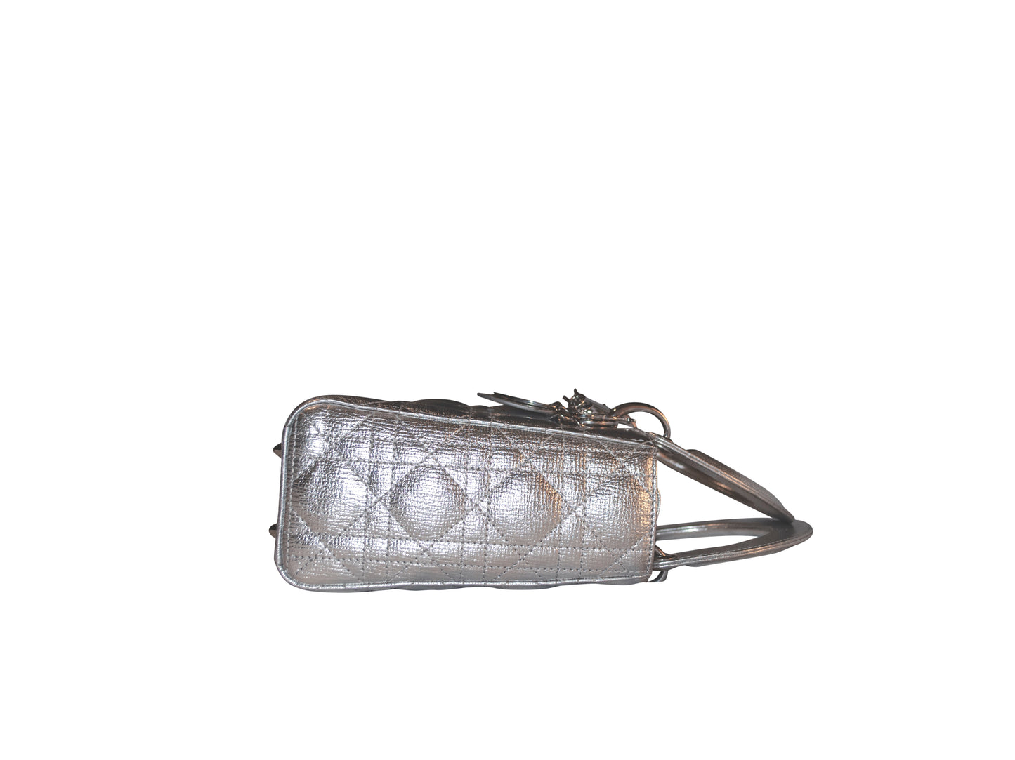Christian Dior My ABC Lady Dior Metallic Silver Small