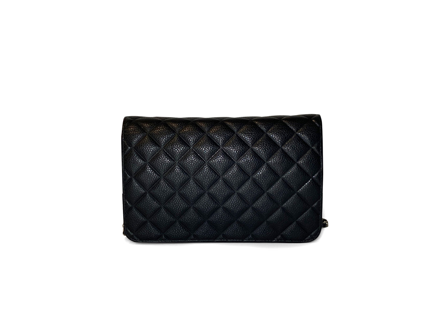Chanel Caviar WOC Wallet on Chain Black