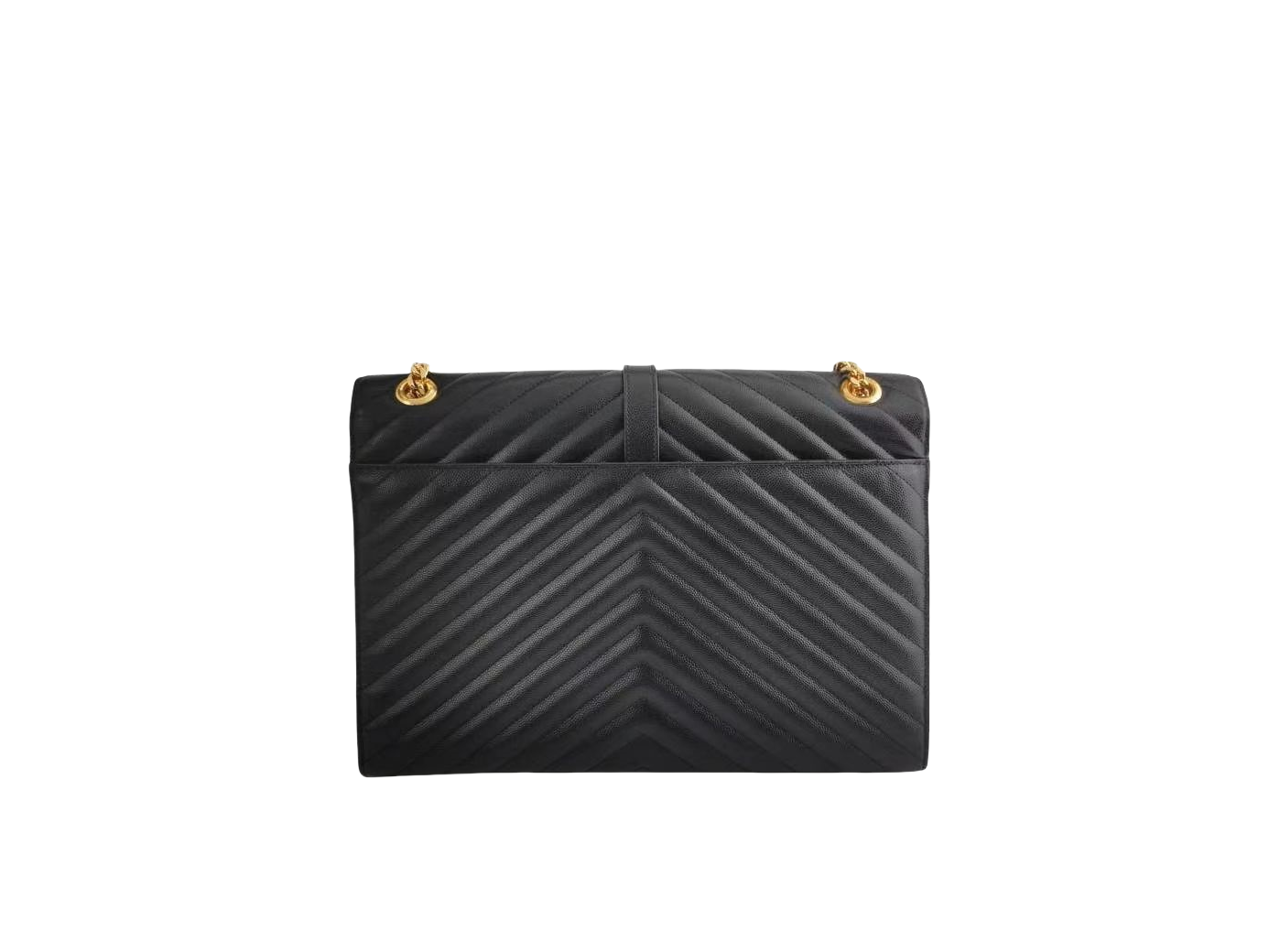 Yves Saint Laurent Chevron Envelope Bag Large