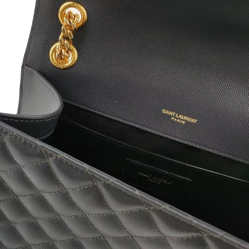 Yves Saint Laurent Matelassé Envelope Medium Shoulder Bag