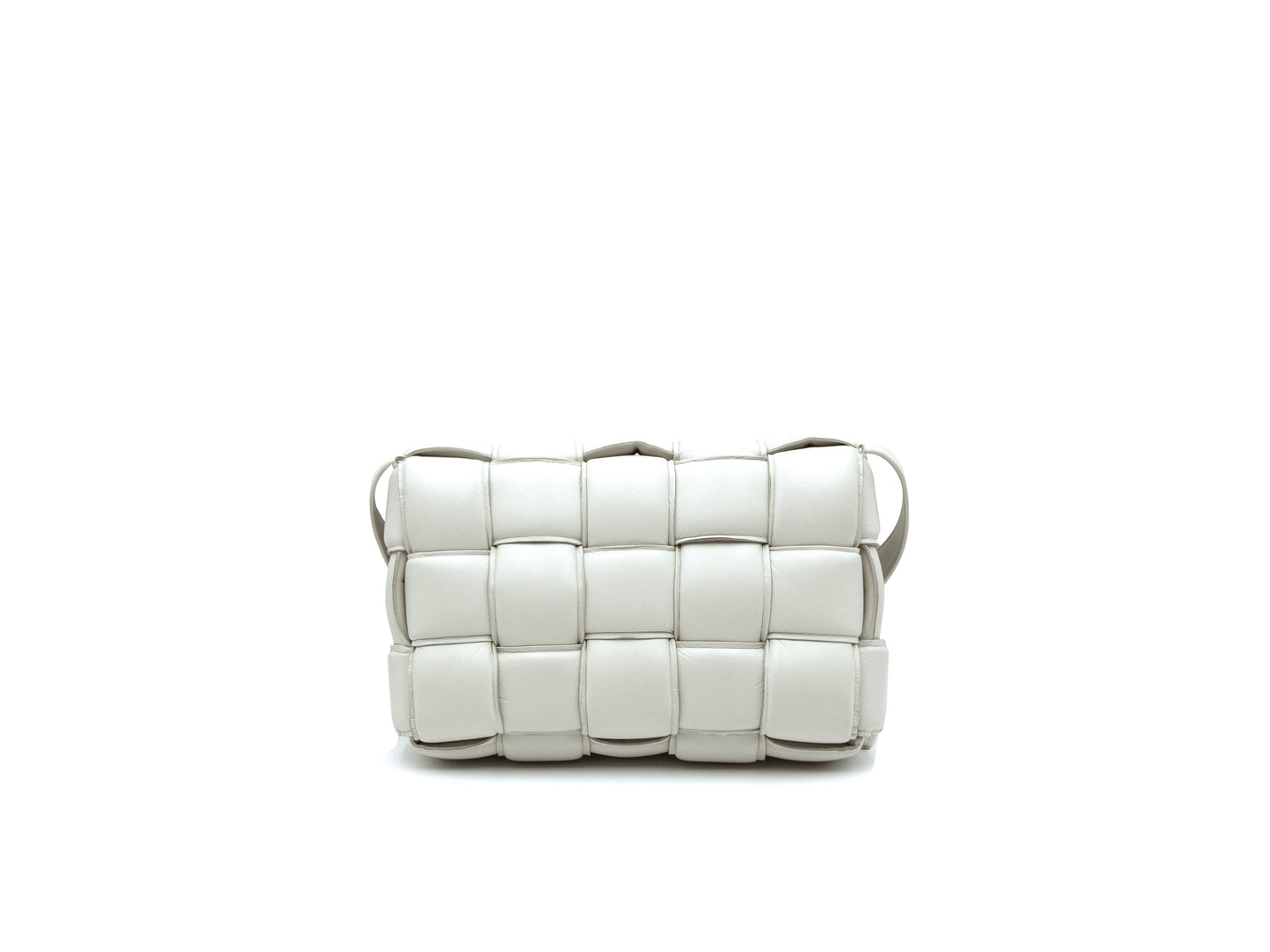 Bottega Veneta Padded Cassette Chalk
