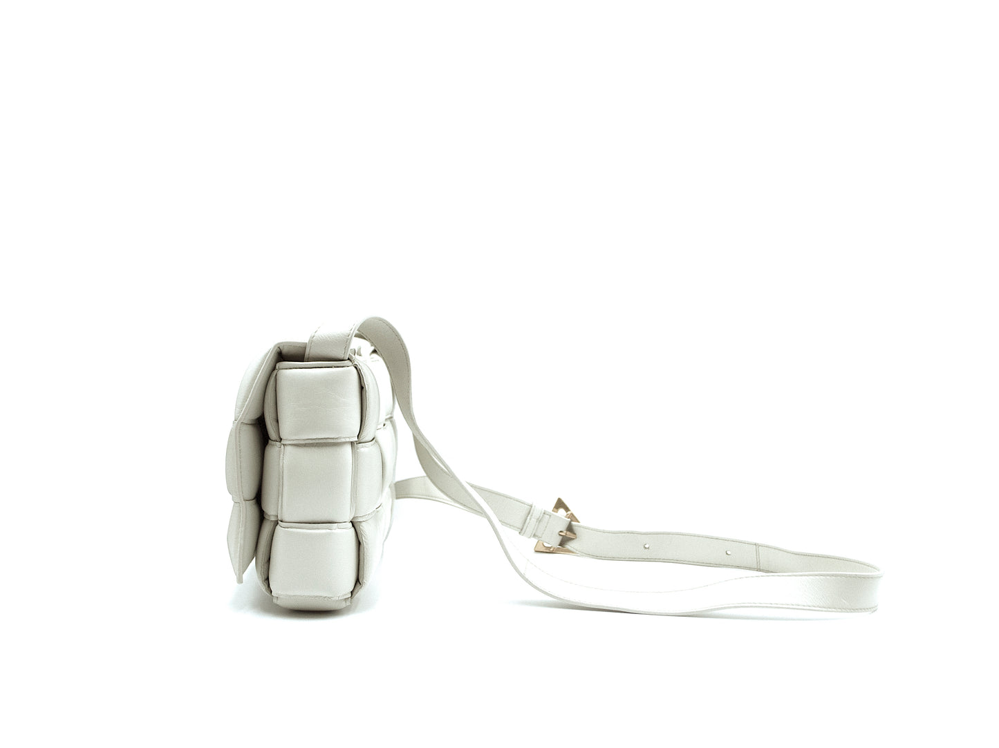 Bottega Veneta Padded Cassette Chalk