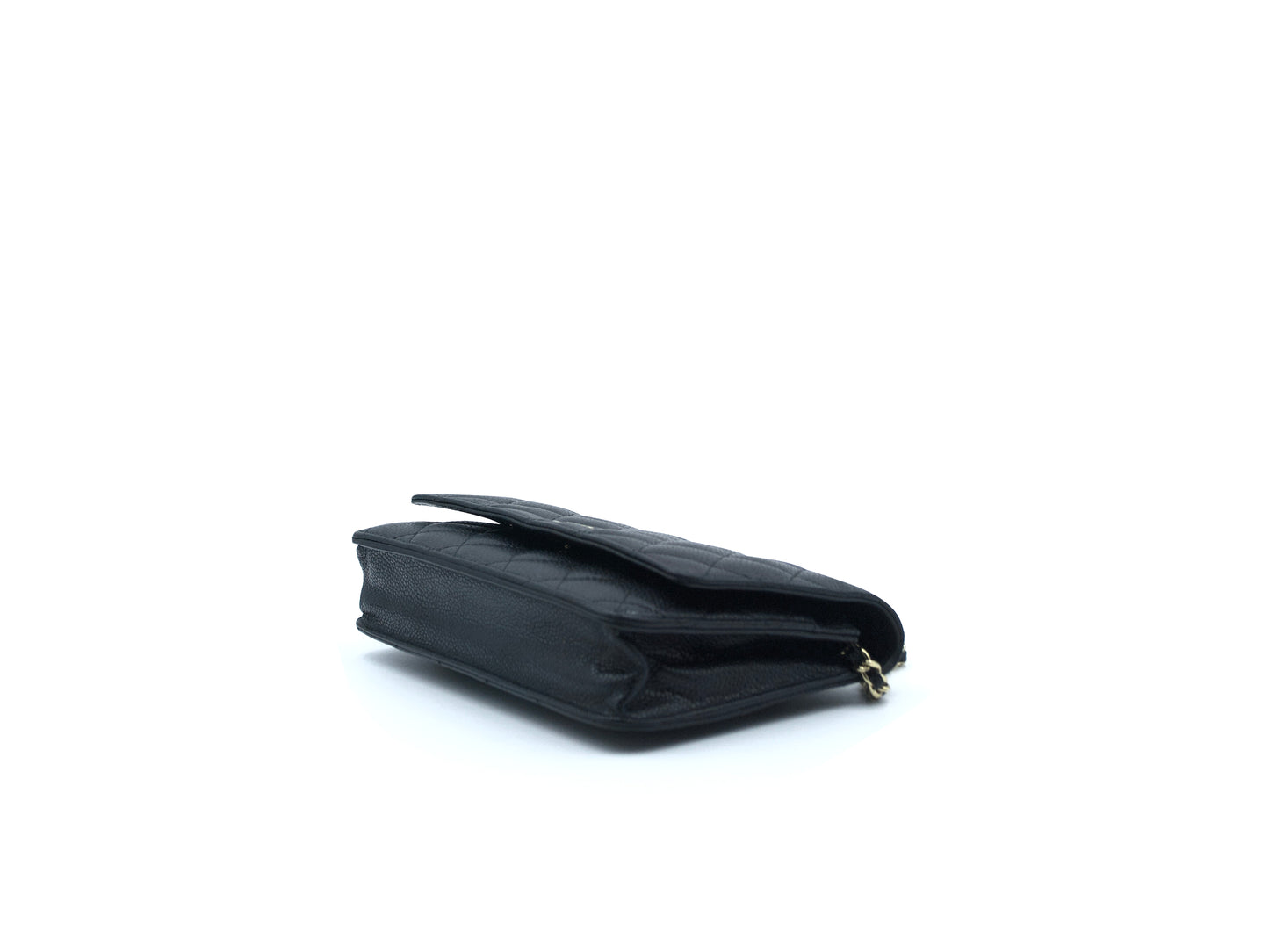 Chanel Wallet On Chain Caviar WOC Black