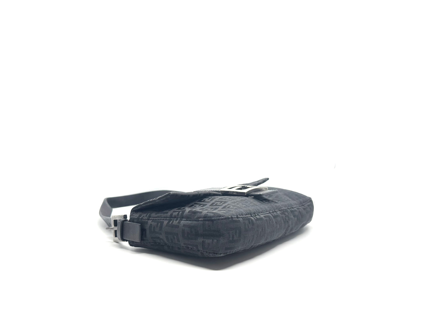 Fendi Baguette Canvas Shoulder Bag