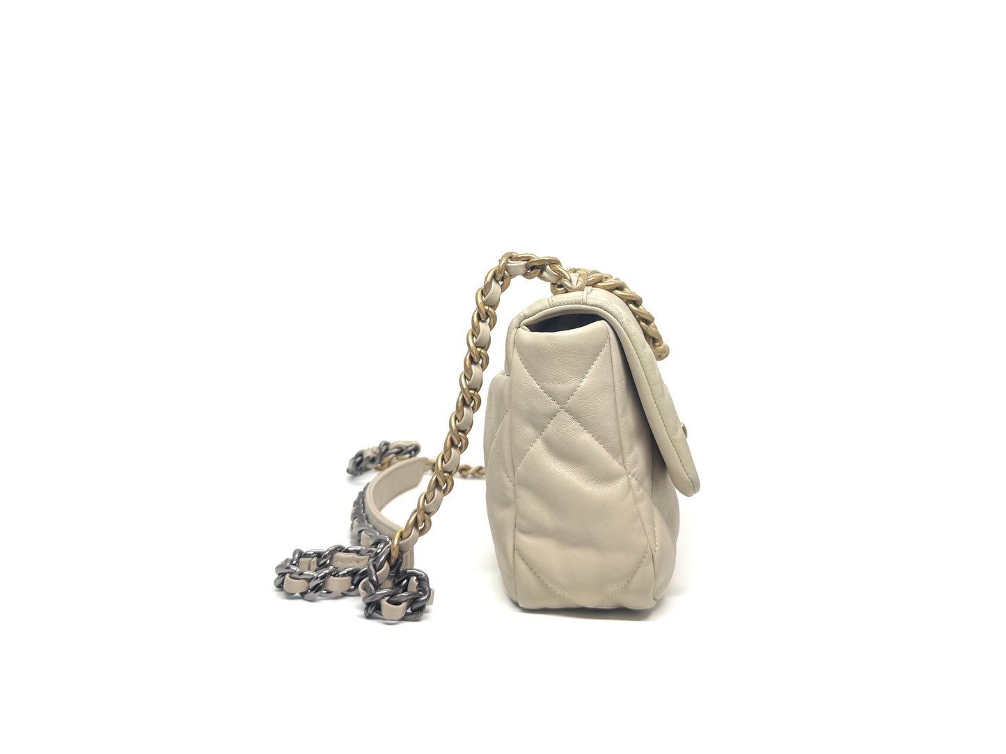 Chanel 19 Bag Small Beige