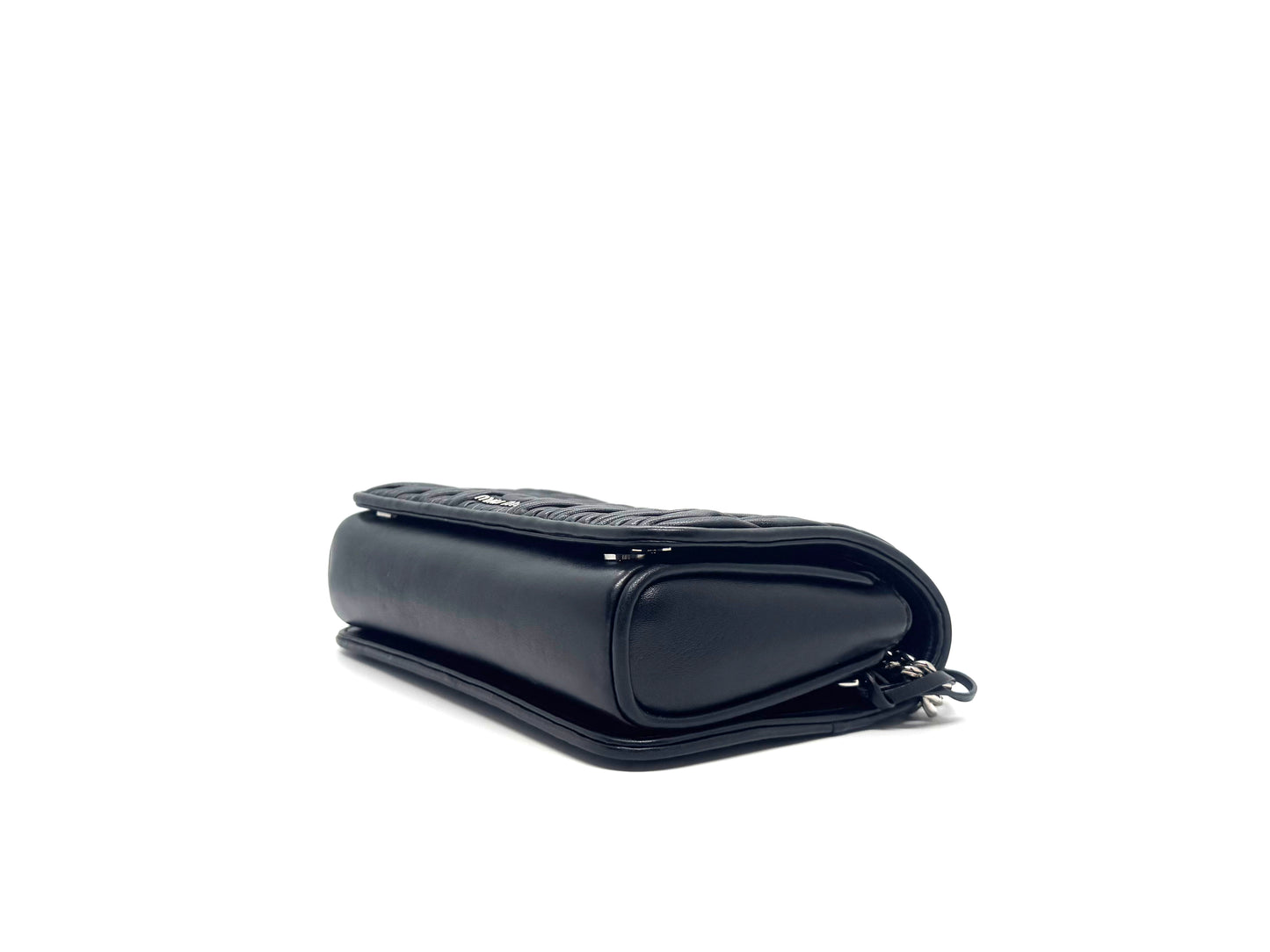 Miu Miu Chain Flap Bag Black