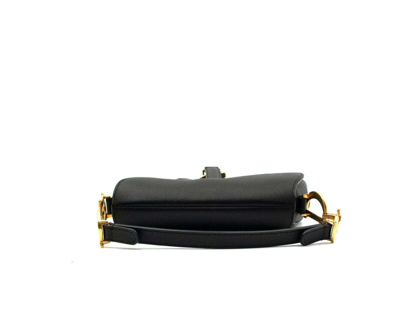 Christian Dior Saddle Bag Mini Black Caviar