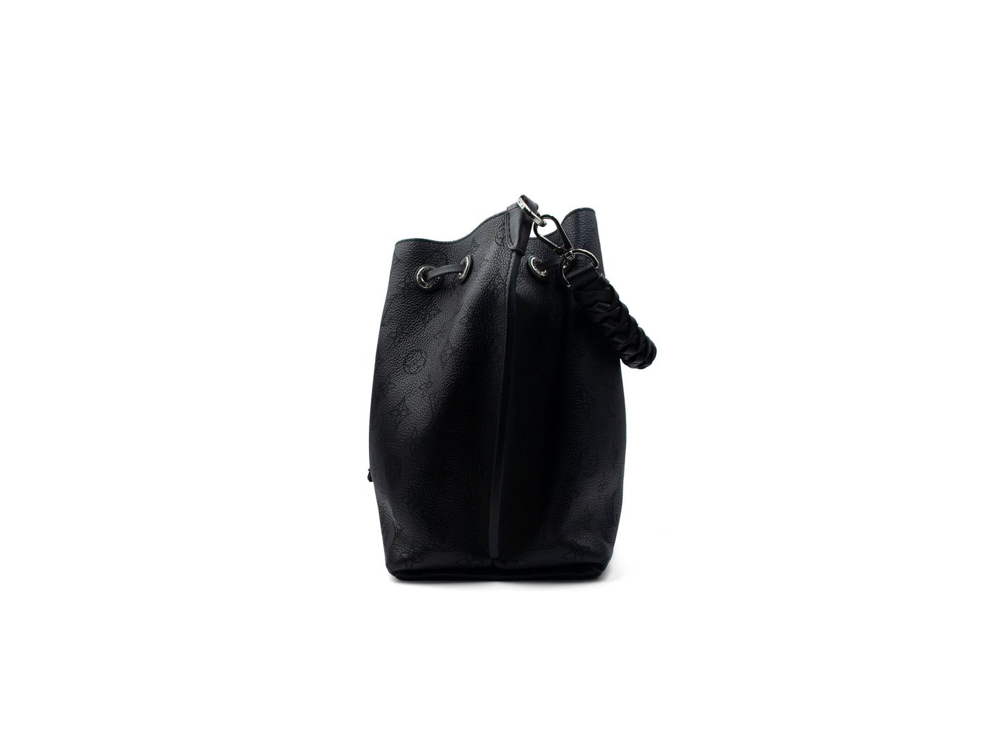 Louis Vuitton Muria Bucket Mahina Tote Black