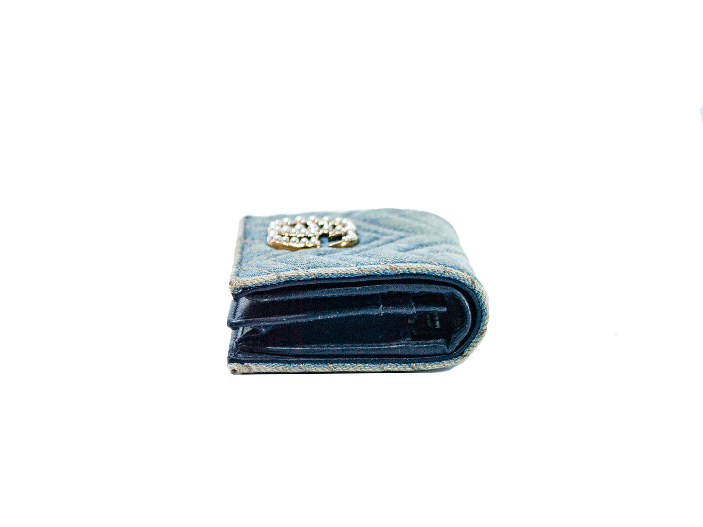 Gucci Marmont Denim Wallet Limited Edition
