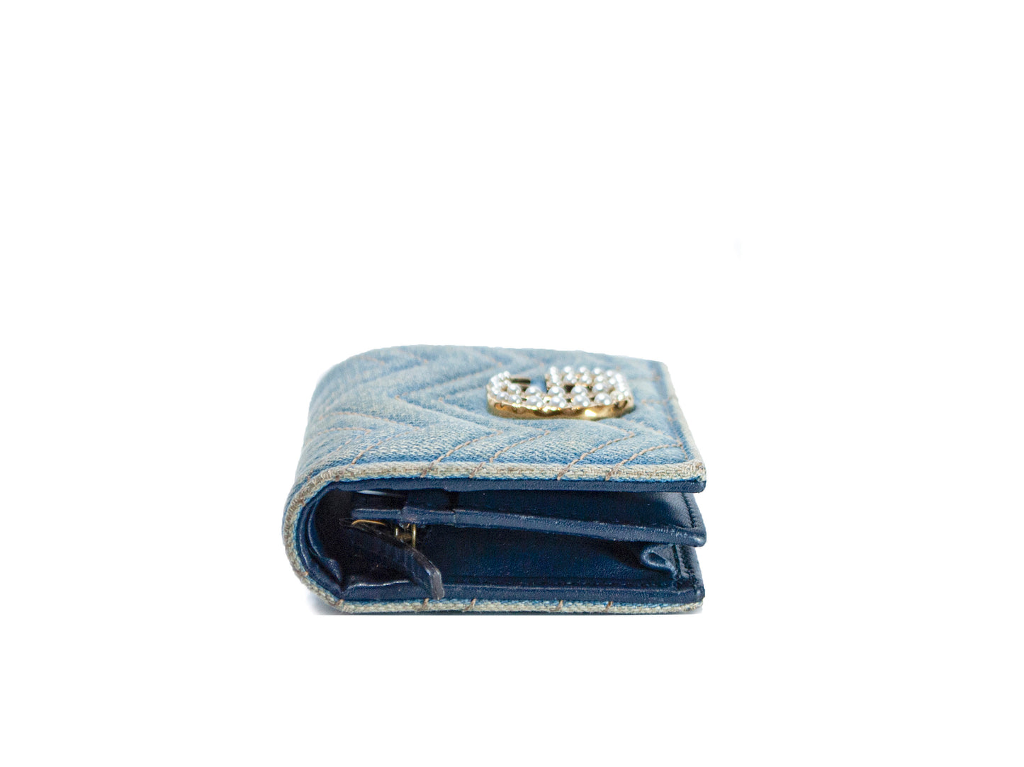 Gucci Marmont Denim Wallet Limited Edition