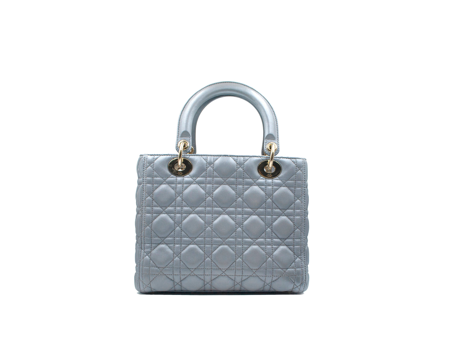 Christian Dior Lady Dior Medium Grayish Blue