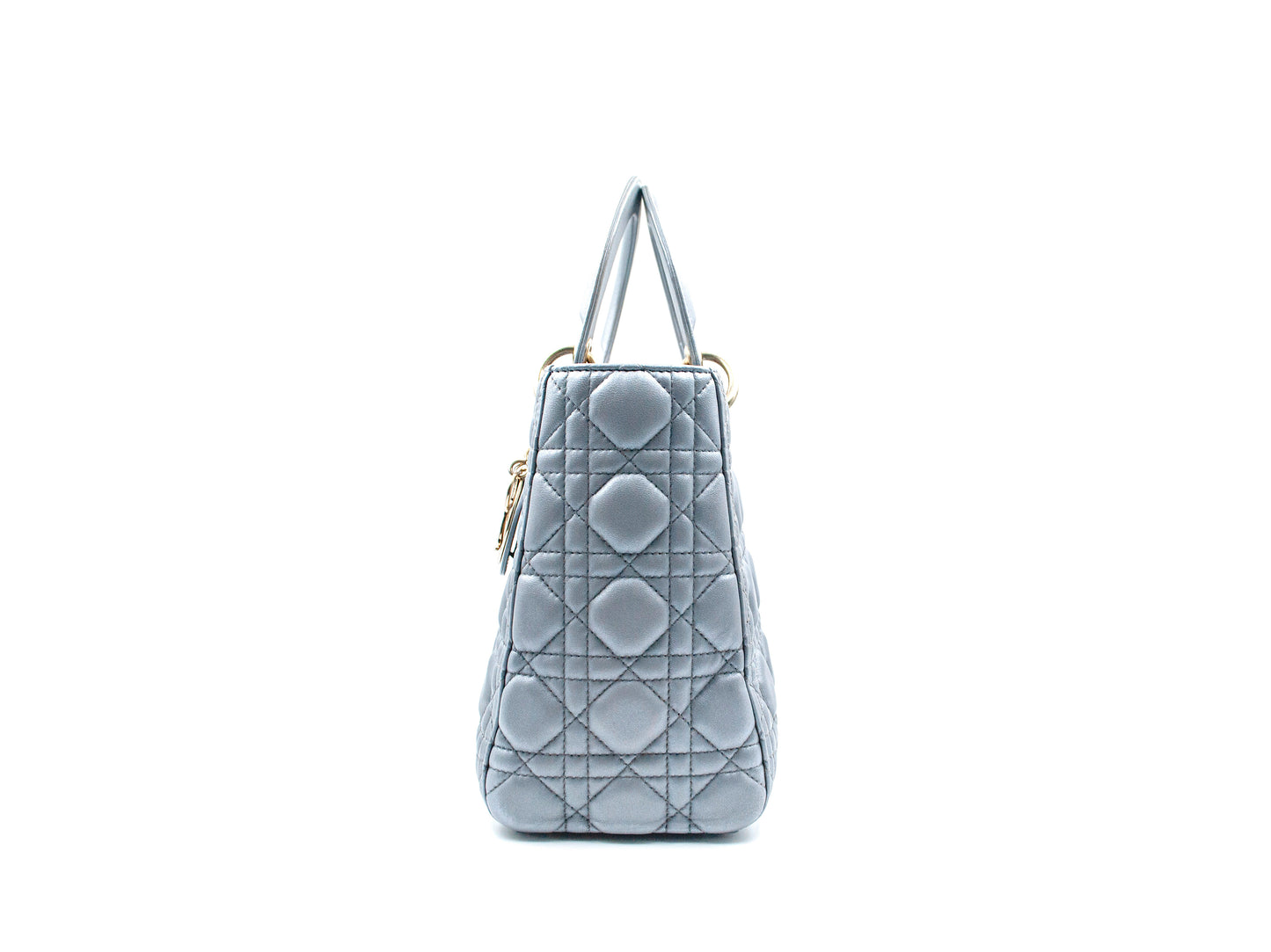 Christian Dior Lady Dior Medium Grayish Blue