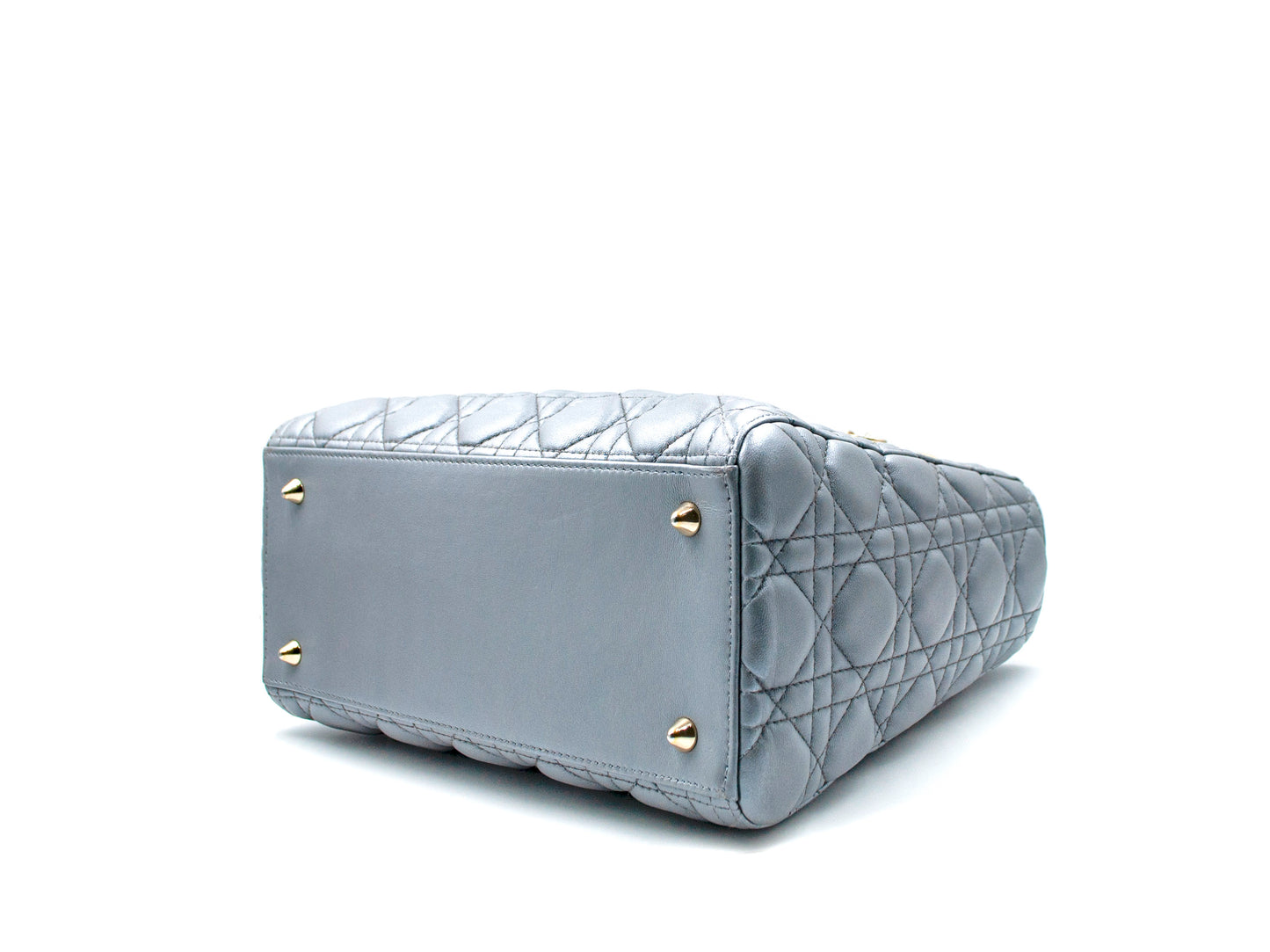 Christian Dior Lady Dior Medium Grayish Blue