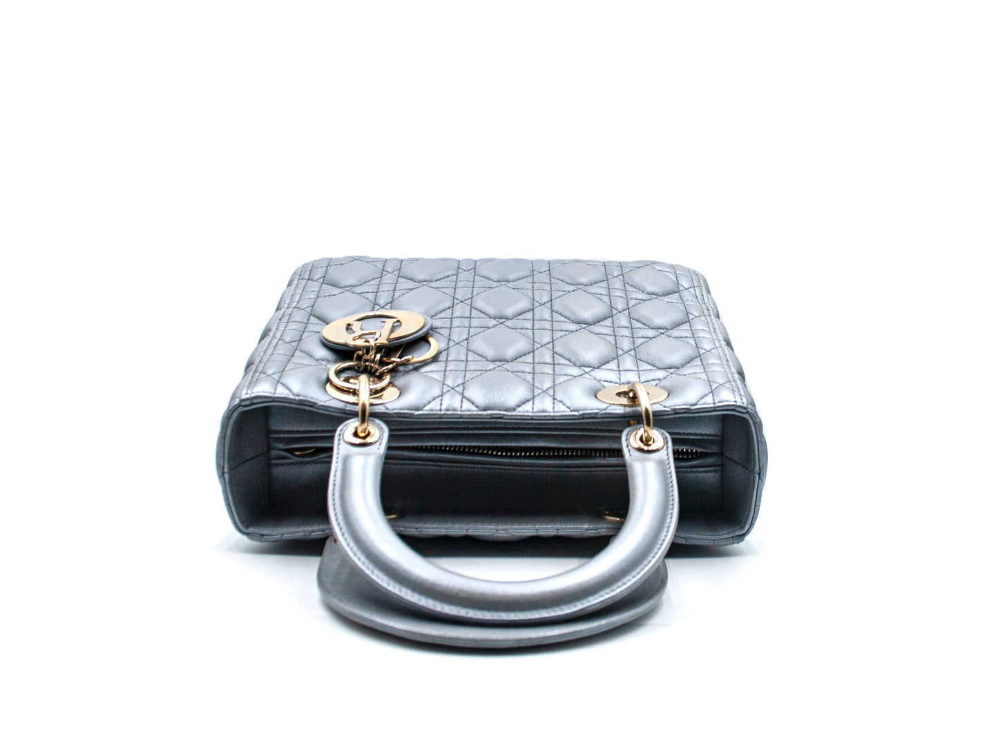 Christian Dior Lady Dior Medium Grayish Blue