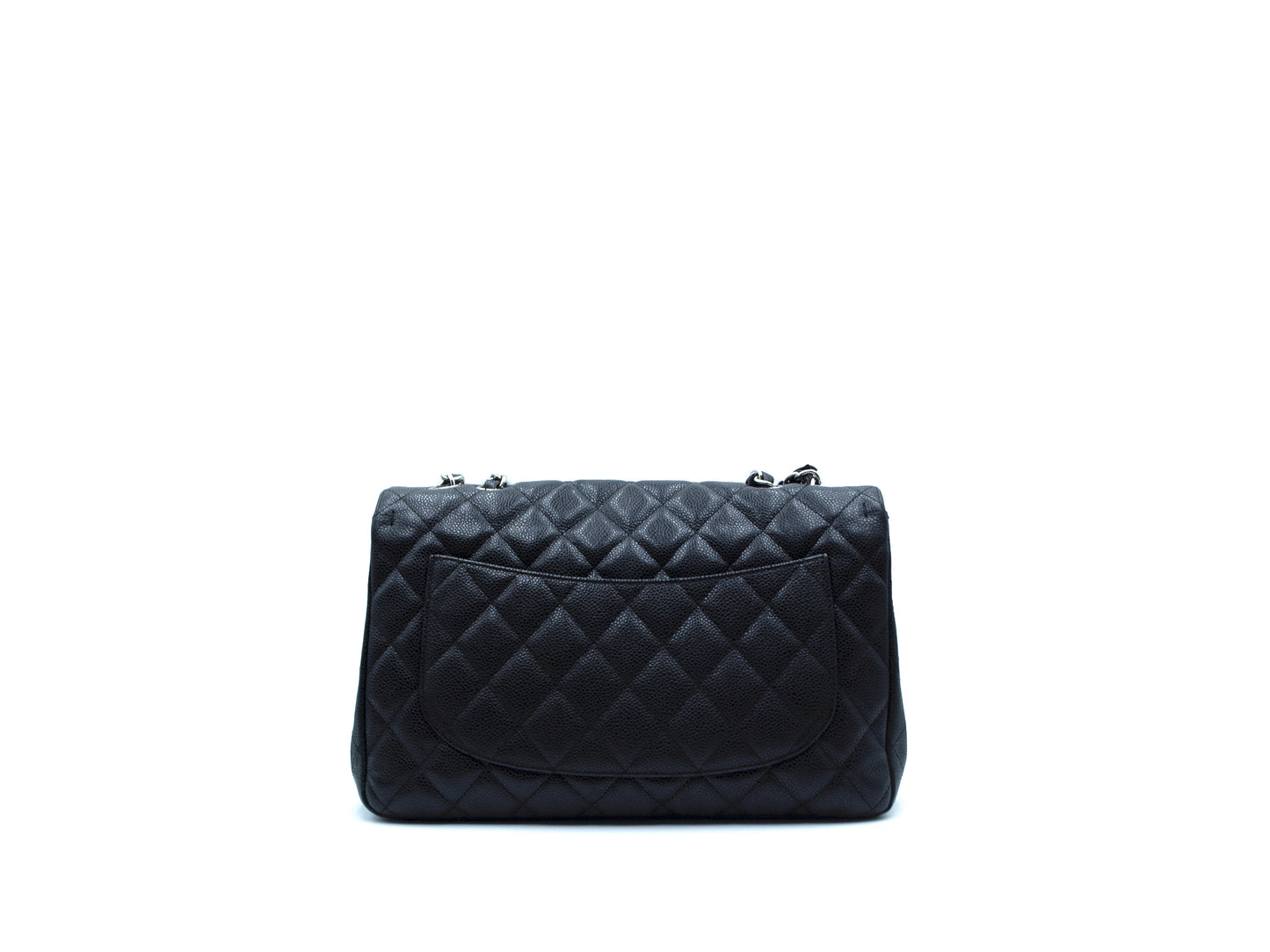 Chanel Jumbo Black Caviar Classic Single Flap