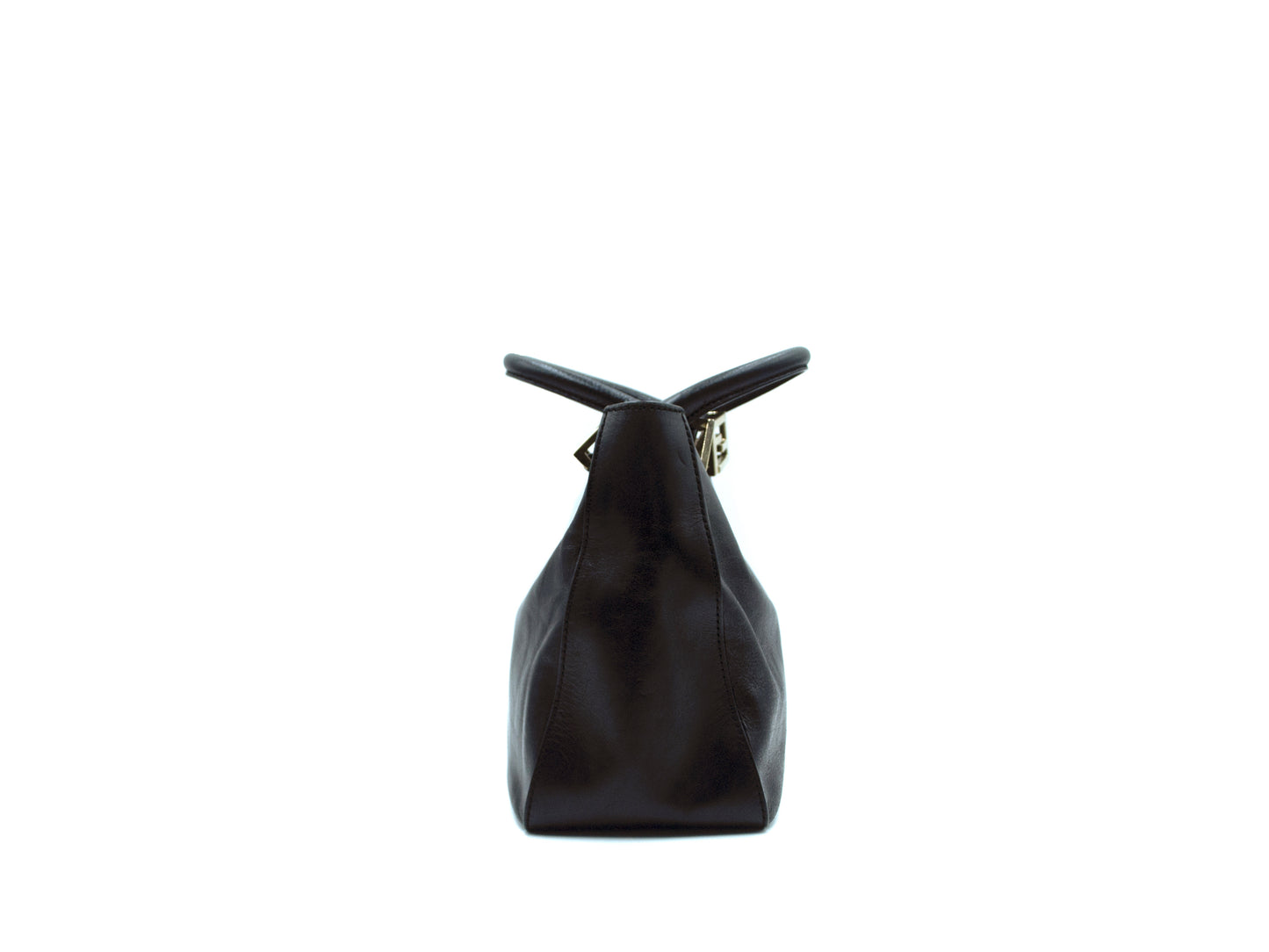 Fendi Black Leather Tote Handbag