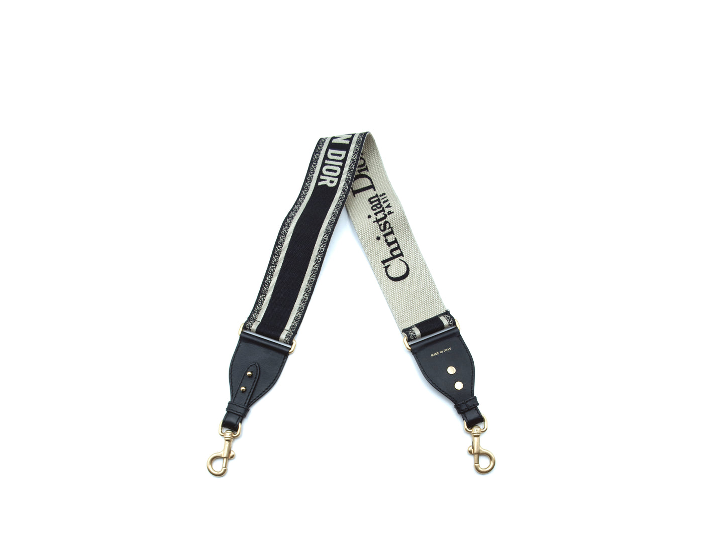 Christian Dior Shoulder Strap Oblique Canvas Navy
