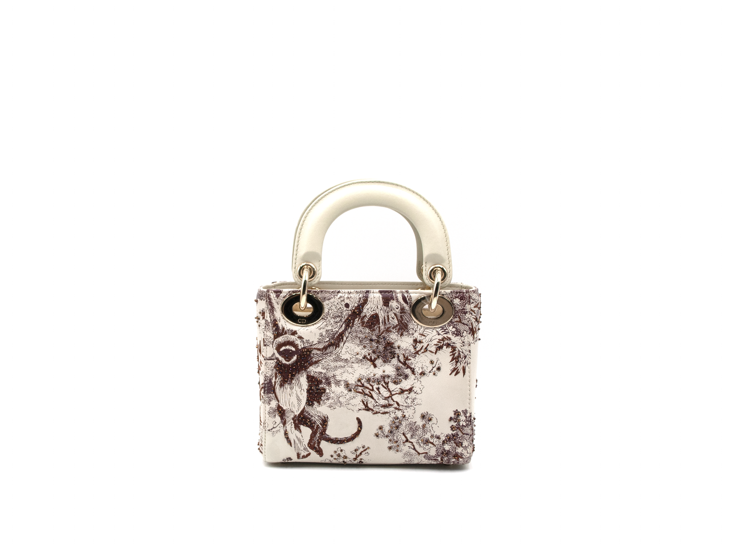 Christian Dior Mini Lady Dior Toile De Joey Embroidery