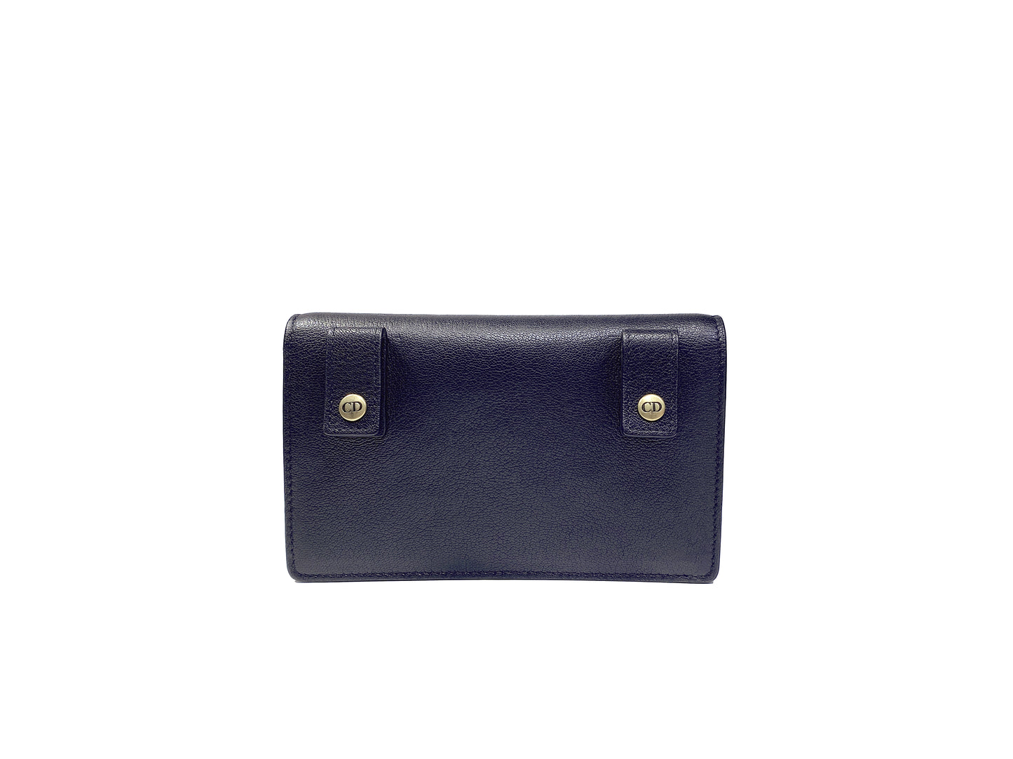 Christian Dior Saddle Woc Black Chain Bag With Waist Belt