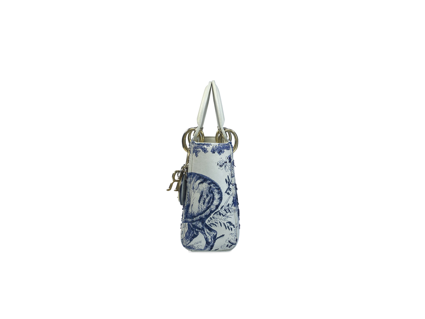 Christian Dior Mini Lady Dior Toile De Joey Embroidery