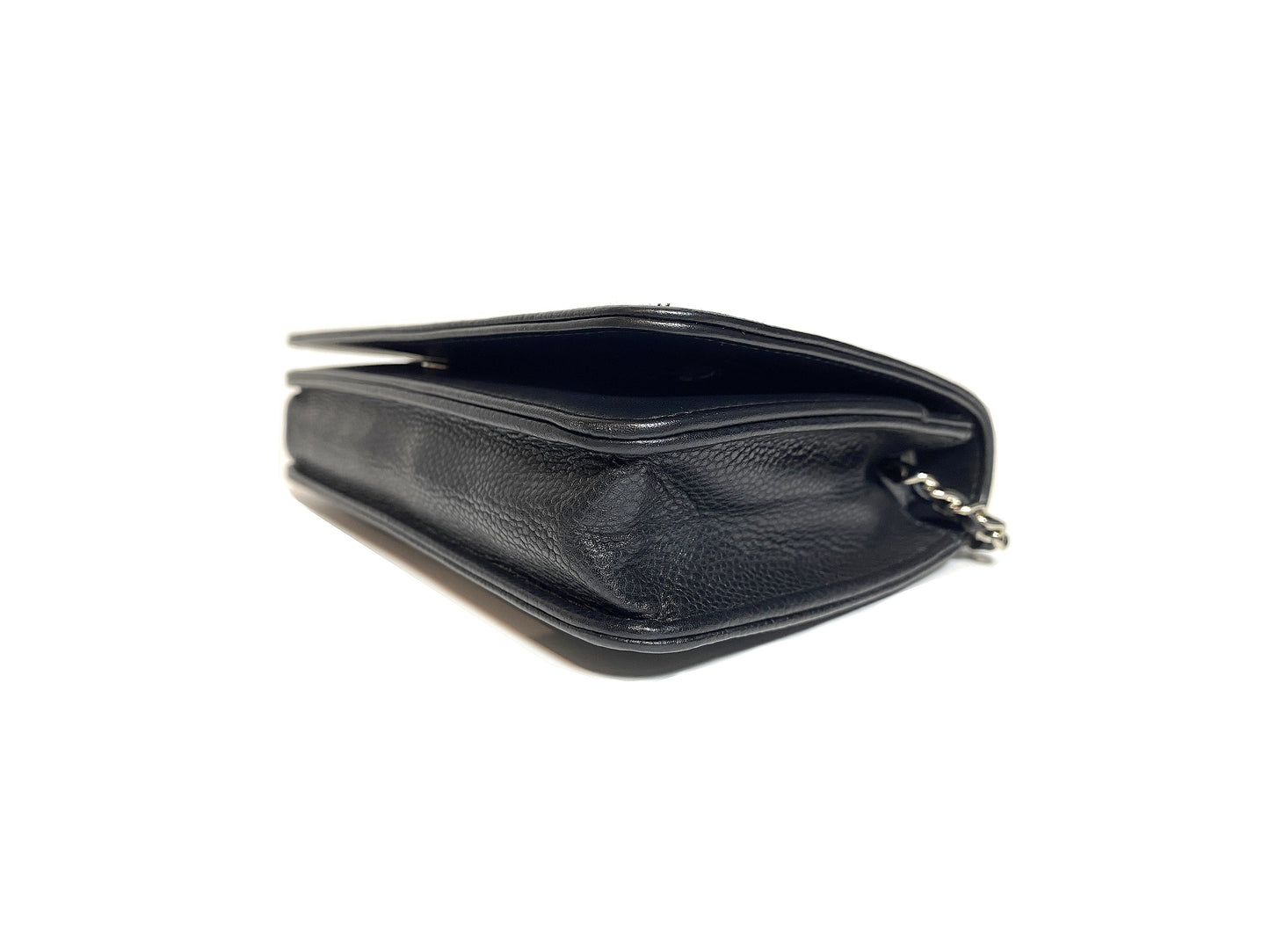 Chanel Caviar WOC Wallet on Chain Black