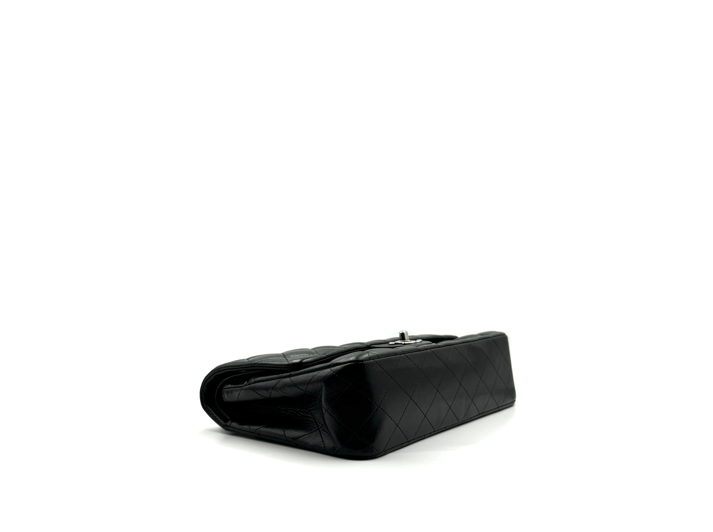 Chanel Classic Double Flap Medium Black Lambskin