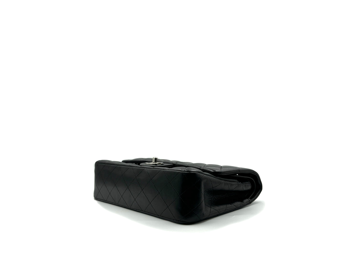 Chanel Classic Double Flap Medium Black Lambskin