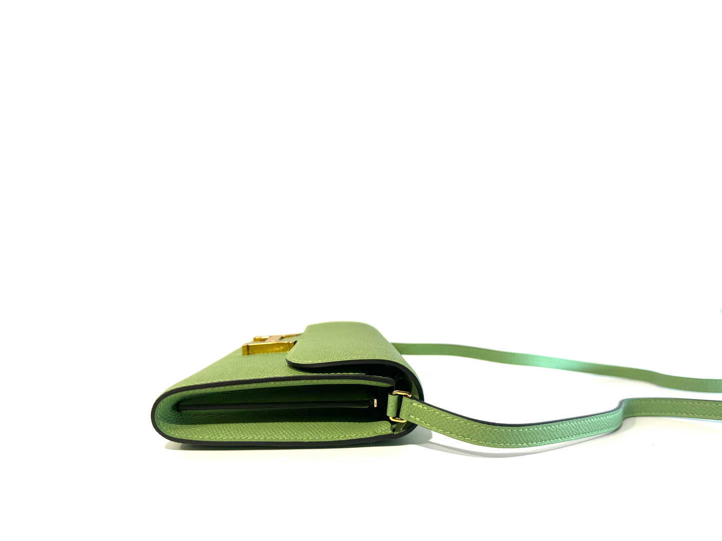 Hermes Constance To Go Vert Criquet Epsom