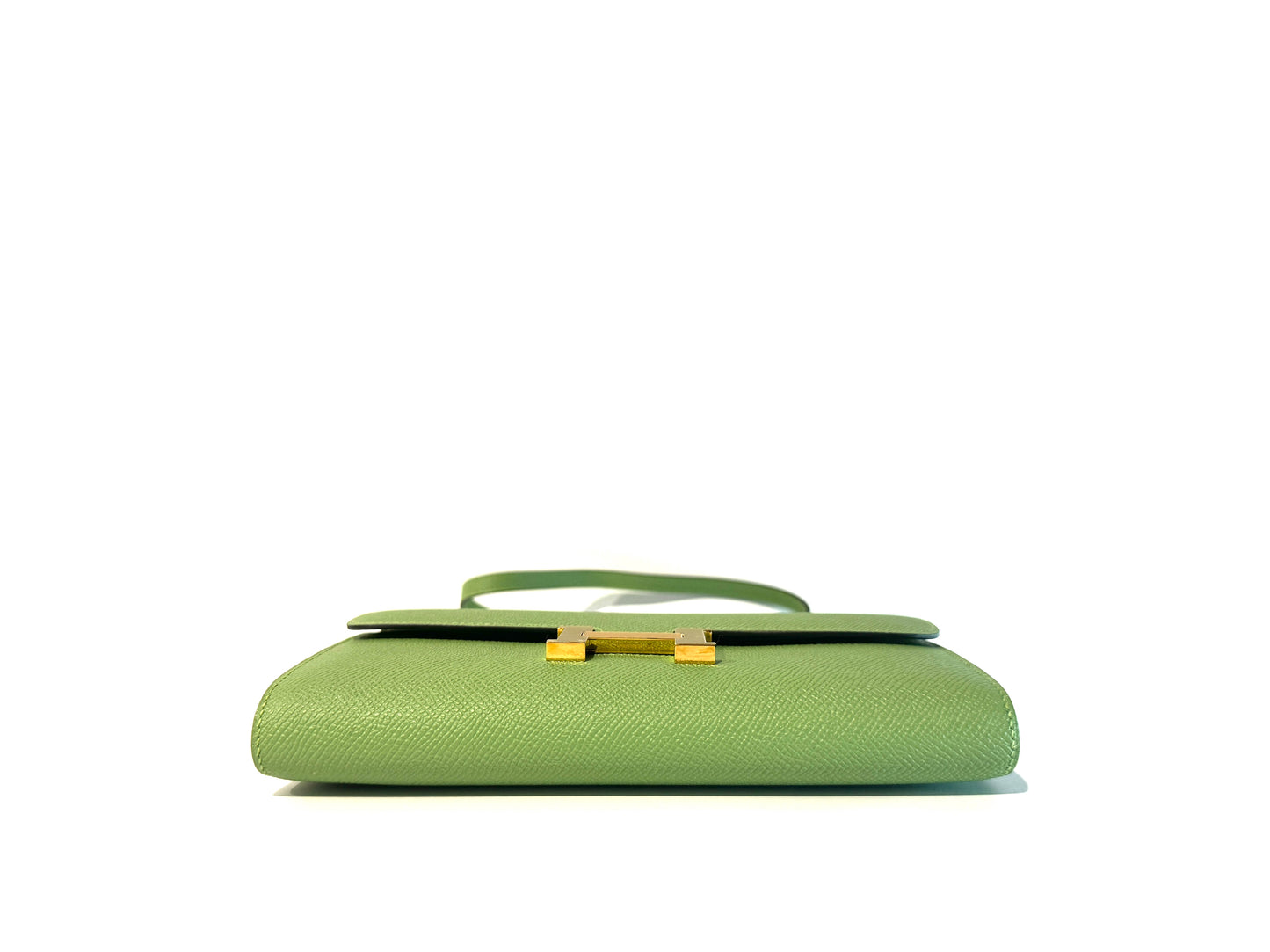 Hermes Constance To Go Vert Criquet Epsom