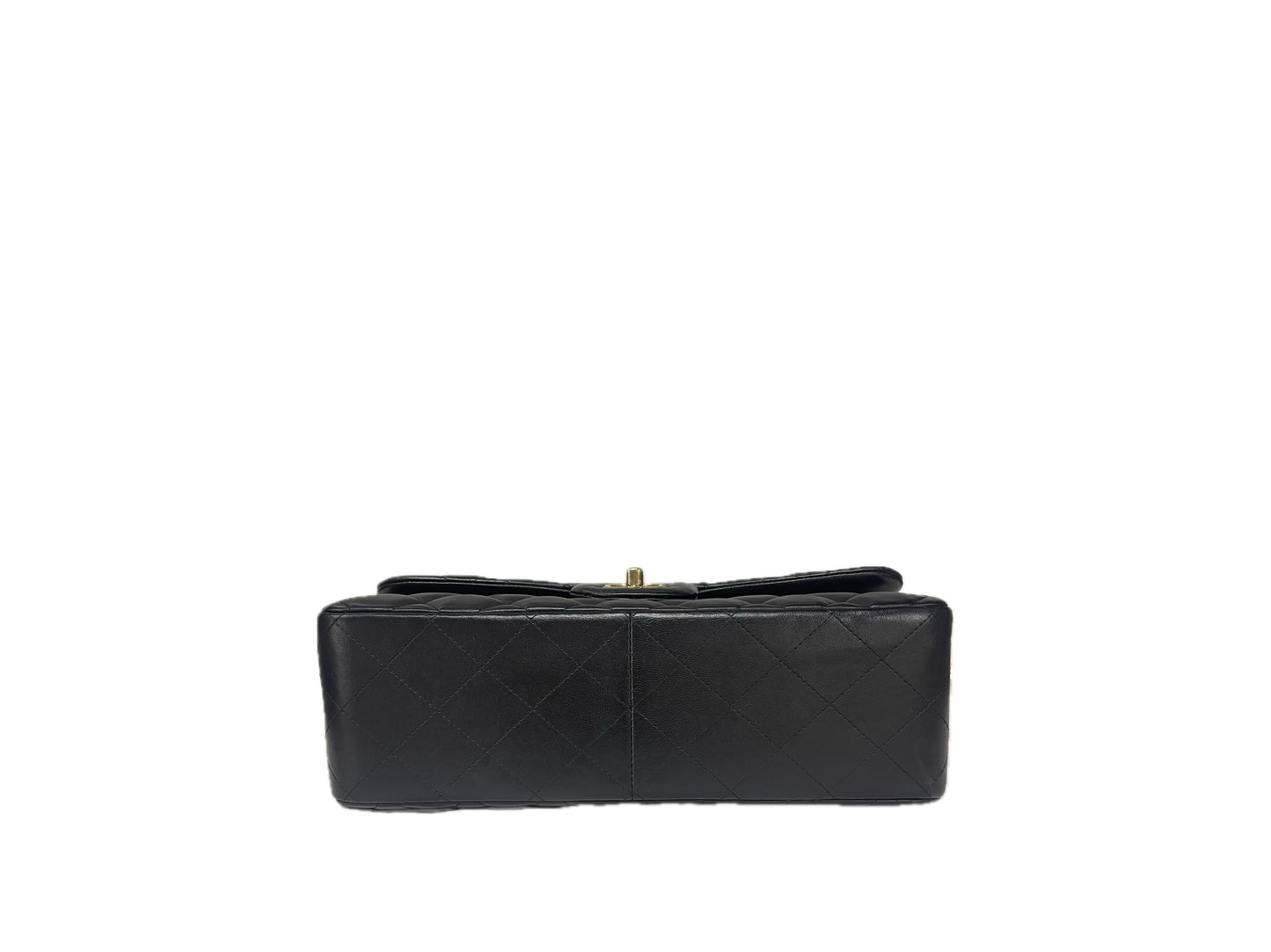 Chanel Jumbo Black Lambskin Classic Double Flap