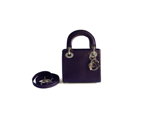 Christian Dior Lady Dior Mini Lizard