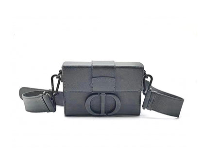 Christian Dior 30 Montaigne Grained Box Bag Small