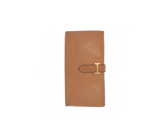 Hermes Bearn Wallet Gold