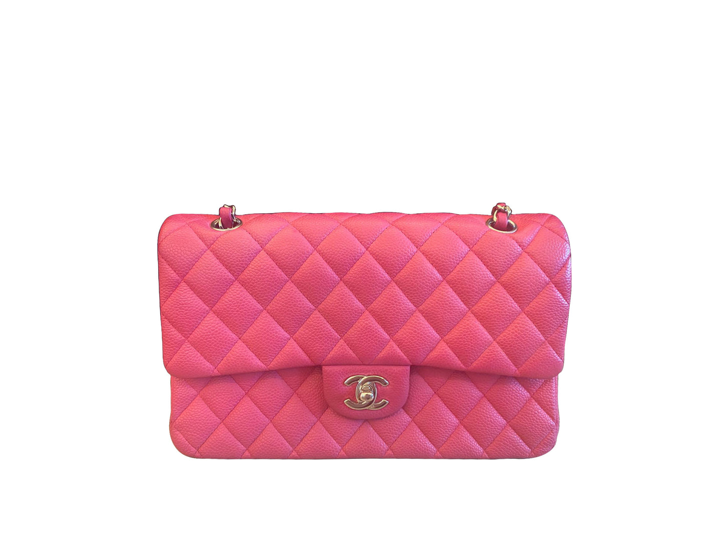 Chanel Flap Caviar Medium Dark Pink
