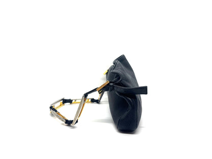 Fendi Leather Shoulder Bag Black
