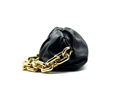Bottega Veneta Chain Pouch Black