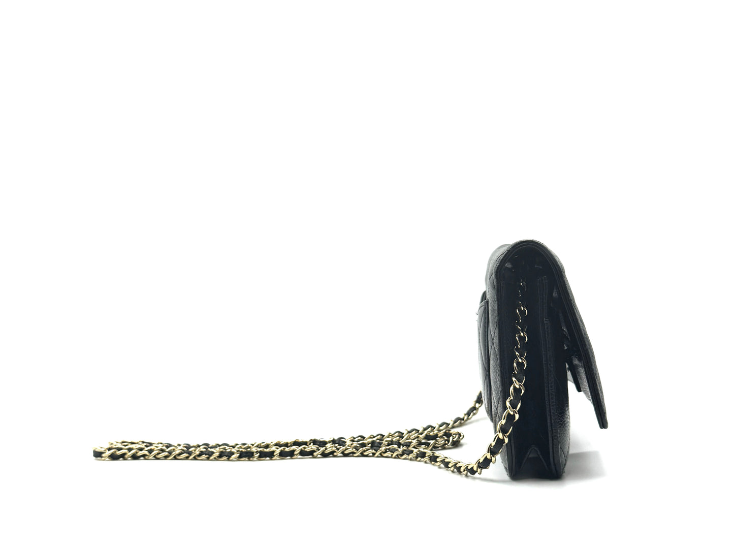 Chanel Wallet On Chain Caviar Woc Black