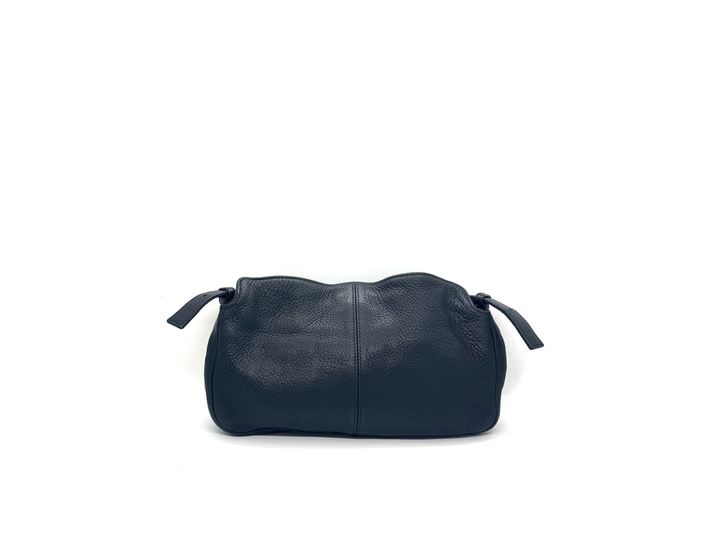 Fendi Leather Shoulder Bag Black