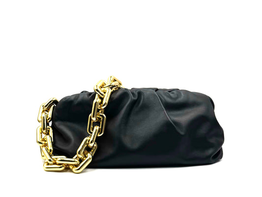 Bottega Veneta Chain Pouch Black