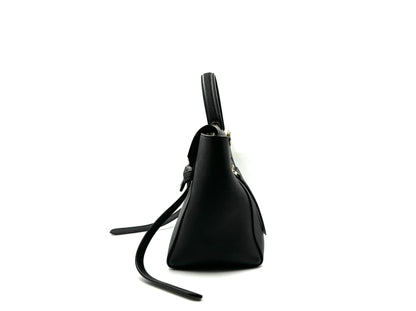 Celine Micro Belt Tote Bag Black
