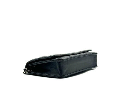 Chanel Wallet On Chain Lambskin Woc Black