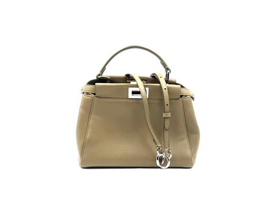 Fendi Peekaboo Mini Etoupe