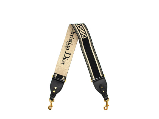Christian Dior Shoulder Strap Oblique Canvas Navy