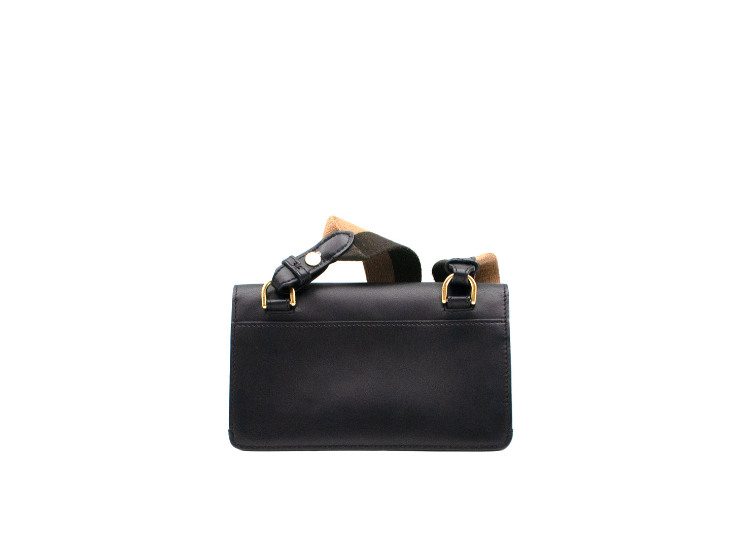 Fendi Mini Baguette Shoulder Bag Black