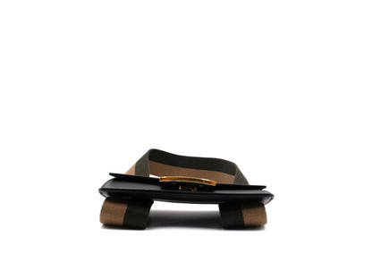 Fendi Mini Baguette Shoulder Bag Black