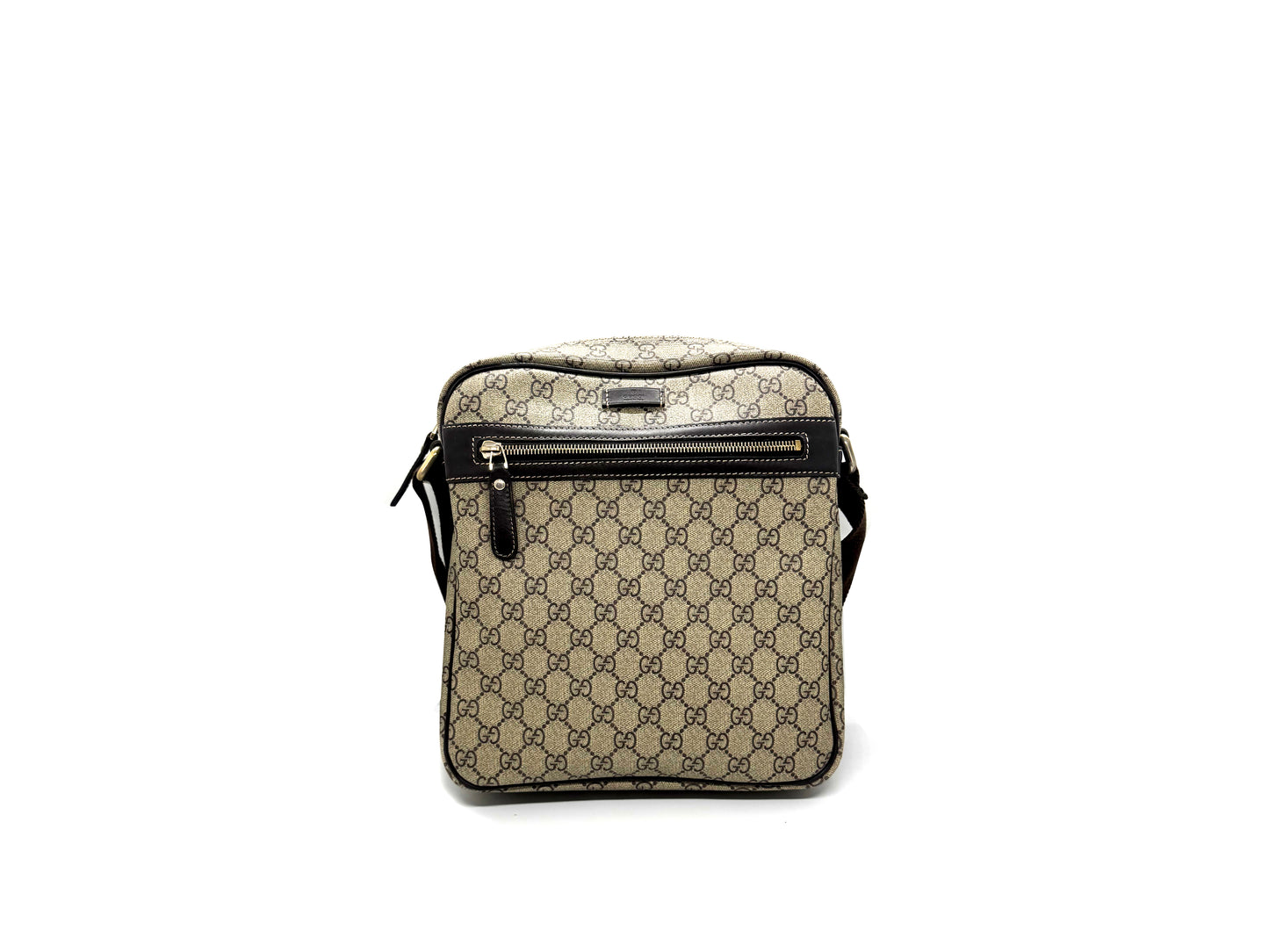 Gucci GG Supreme Canvas Messenger Cross Body Bag Unisex