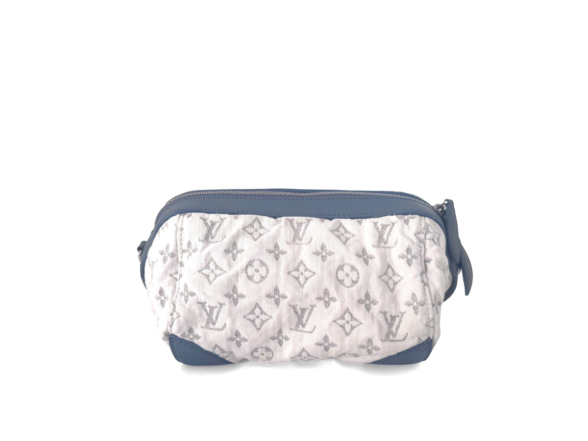 Louis Vuitton Monogram Denim Pochette Strap Bag