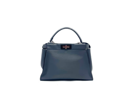 Fendi Peekaboo Medium Grey Blue